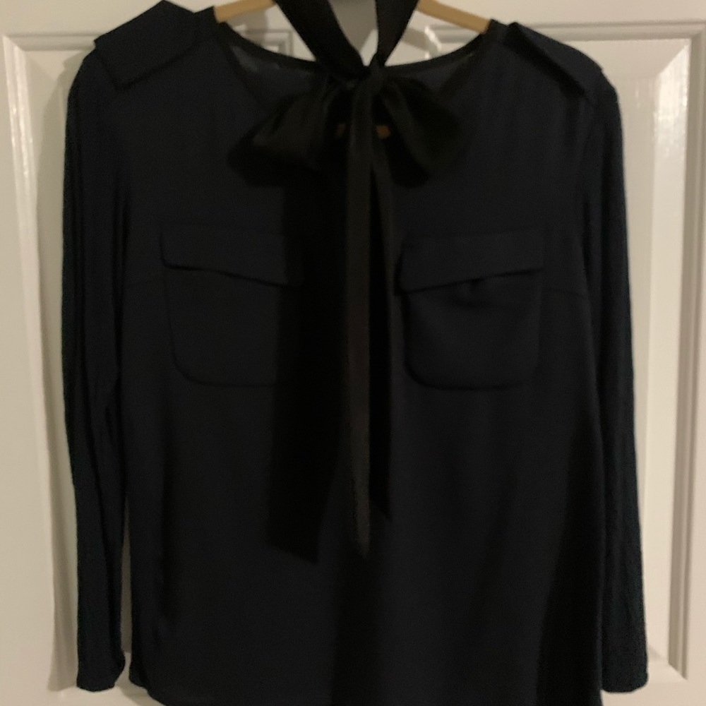 frilly feminine and professional blouse